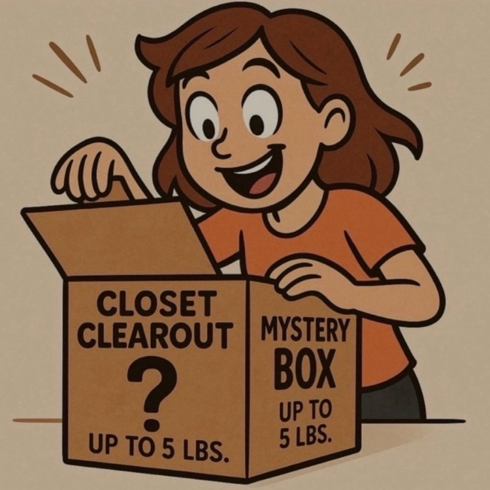 Mystery Box! You will love your Mystery fashion contents up to five pounds!